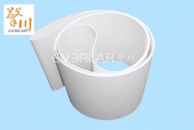 everlar擎川定制粗面帆布白色純棉/pvc輸送帶食品級輸送帶