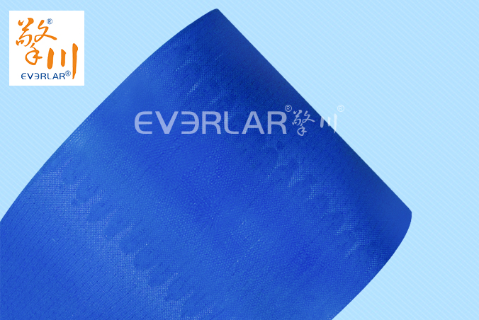 藍色PU鉆紋加導(dǎo)條耐磨防滑耐腐蝕工業(yè)皮帶