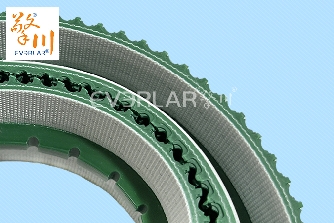 綠色PVC花紋帶加導條耐磨防滑物流行業(yè)快遞分揀機輸送帶擎川定制