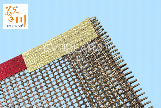 鐵氟龍網(wǎng)格輸送帶耐高溫耐腐蝕防粘食品行業(yè)粉條烘干機專用機械皮帶擎川定制