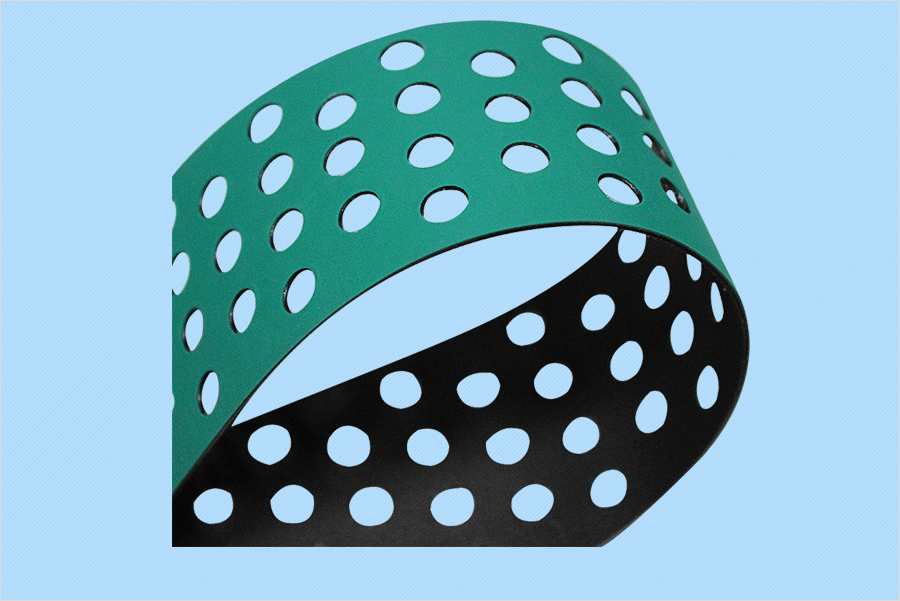 綠黑尼龍片基帶打孔吸風 綠黑尼龍片基帶打孔吸風